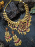 Gold Plated Multicolor Short Necklace Set 14617N