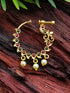 Gold Plated Nosepin / Nath with pearl hanging 13517N