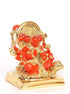 Gold Plated Panchamuki Hanuman Gold Plated Marble idol Height 10cm - Griiham