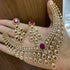 Gold Plated Peacock pattern CZ Necklace Set 14159N