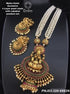Gold Plated Pendant set with pearl mala 6992N