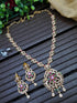 Gold Plated Premium Finish guaranteed Necklace Set with cz stones 7788N-Necklace Set-Griiham-Griiham