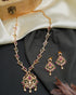 Gold Plated Premium Finish guaranteed Necklace Set with cz stones 7792N-Necklace Set-Griiham-Griiham