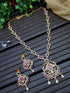 Gold Plated Premium Finish guaranteed Necklace Set with cz stones 7792N-Necklace Set-Griiham-Griiham