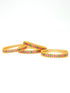 Gold Plated Set of 2 Bangles 8960C - Griiham