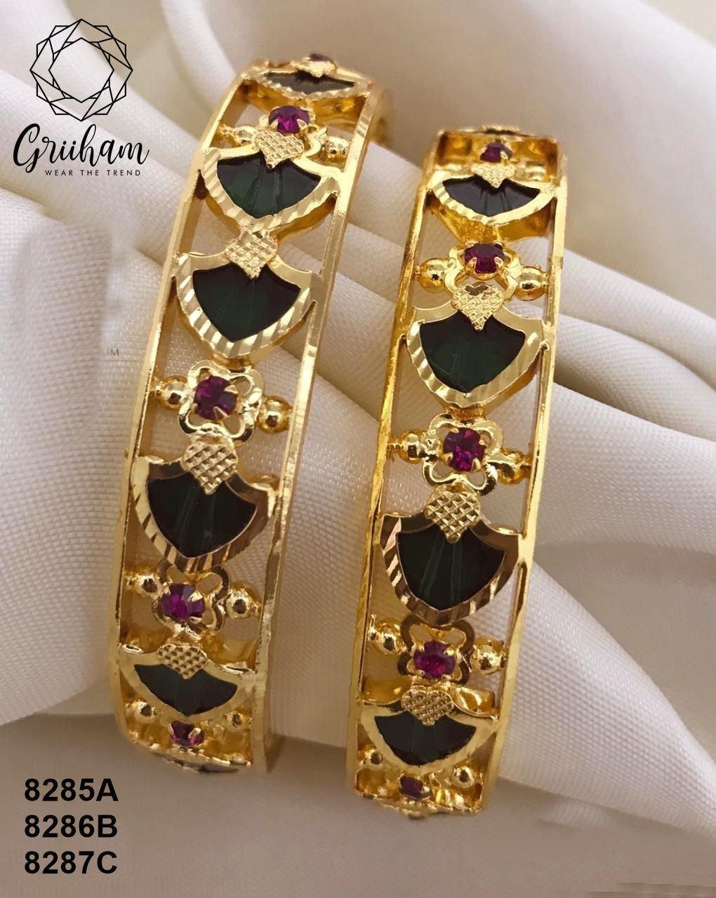 Gold Plated Set of 2 bangles