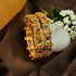 Gold Plated Set of 2 designer Bangles with MultiColor stones 8965B - Griiham
