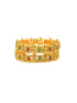 Gold Plated Set of 2 designer Bangles with MultiColor stones 8965B - Griiham