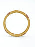 Gold Plated Set of 2 designer Bangles with multicolor stones 10447A - Griiham
