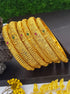 Gold Plated Set of 6 Bangles 14377A