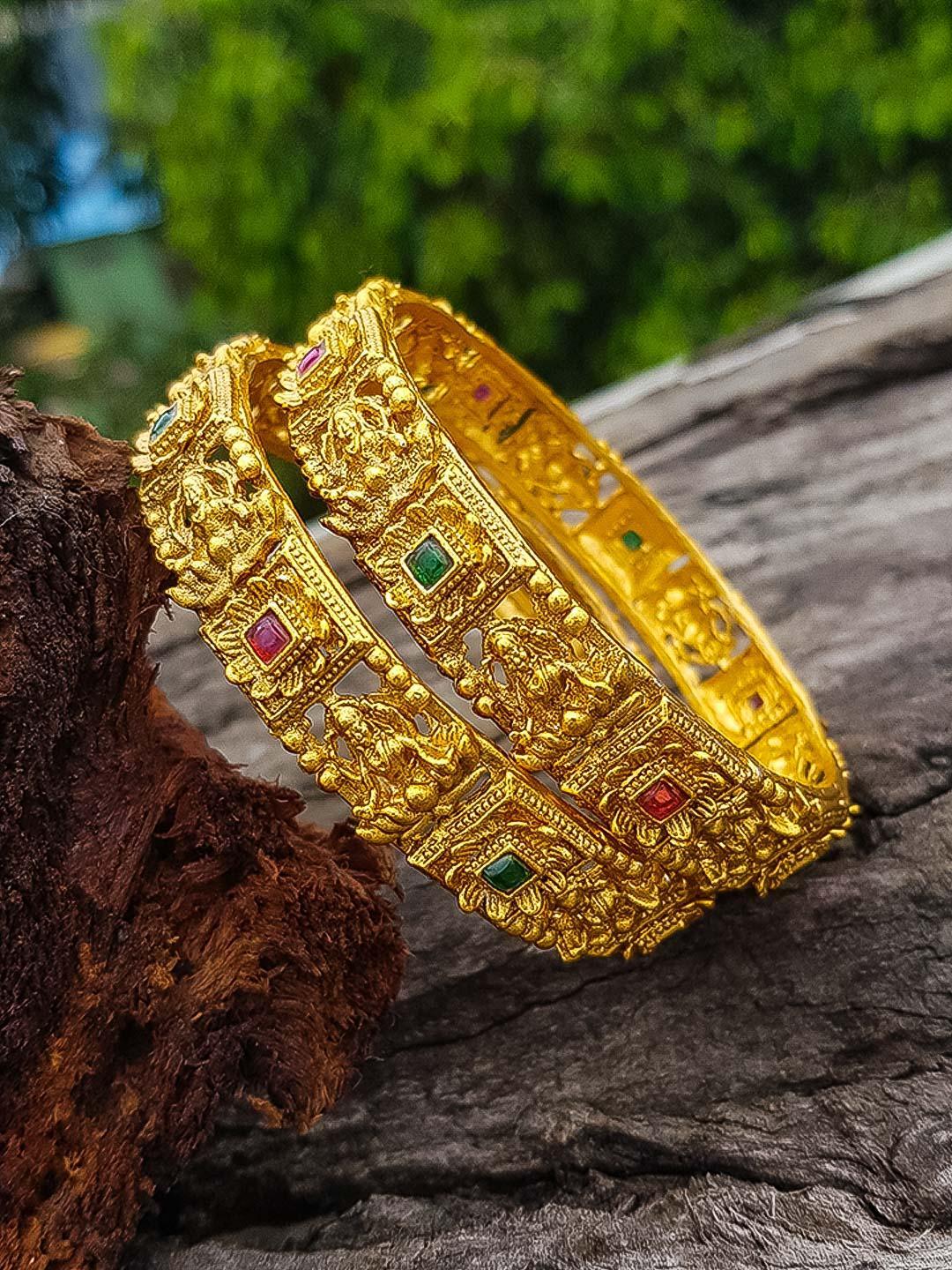 Gold Plated Set of 6 bangles