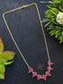 Gold Plated Short Cute Star Necklace 10748N