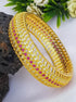 Gold Plated Single bangle / Kada 13182N Size 2.8 - Griiham