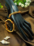 Gold Plated Studded Set of 2 AD bangles - Griiham