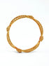 Gold Plated Studded Set of 2 AD bangles - Griiham