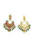 Gold Plated Temple Collection Earrings Jhumka - Griiham