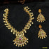 Gold Plated Zercon Short Necklace Set 15442N - Griiham