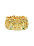 Gold Plated adjustable Rajwadi Kada Bangle with Kemp Stones with screw - Griiham