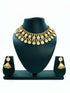 Gold Plated coin pattern 2 layer Designer Necklace with Laxm - Griiham