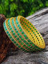 Gold Plated set of 4 AD bangles