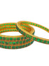 Gold Plated set of 4 AD bangles - Griiham