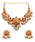 Gold finish Beautiful Laxmi Short Necklace 16872N