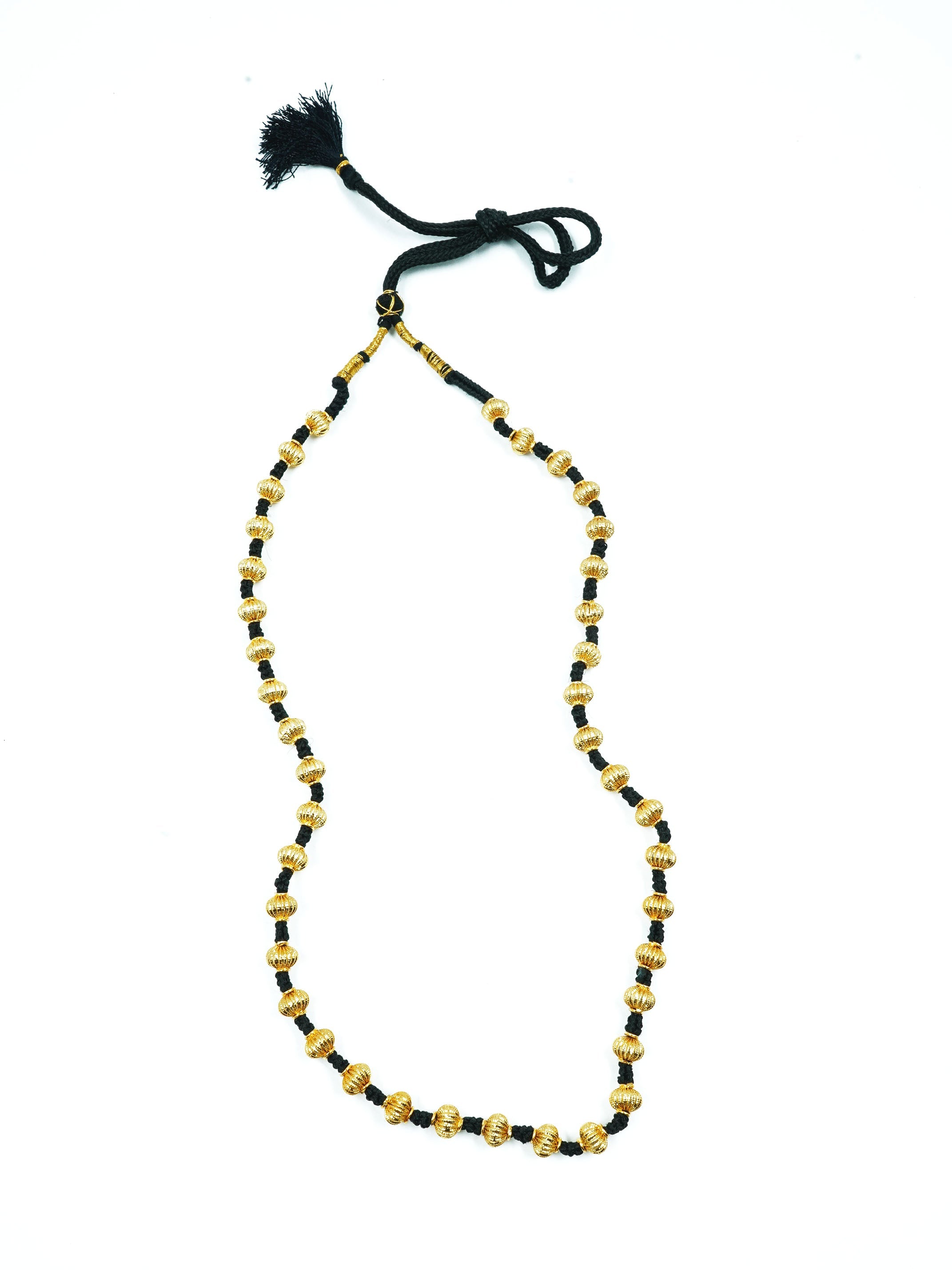 Gold plated 1 Line designer 20 inches Chain jow mala 12913N