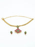 Gold plated 18 inches with Pearl beads Pendant 11725N