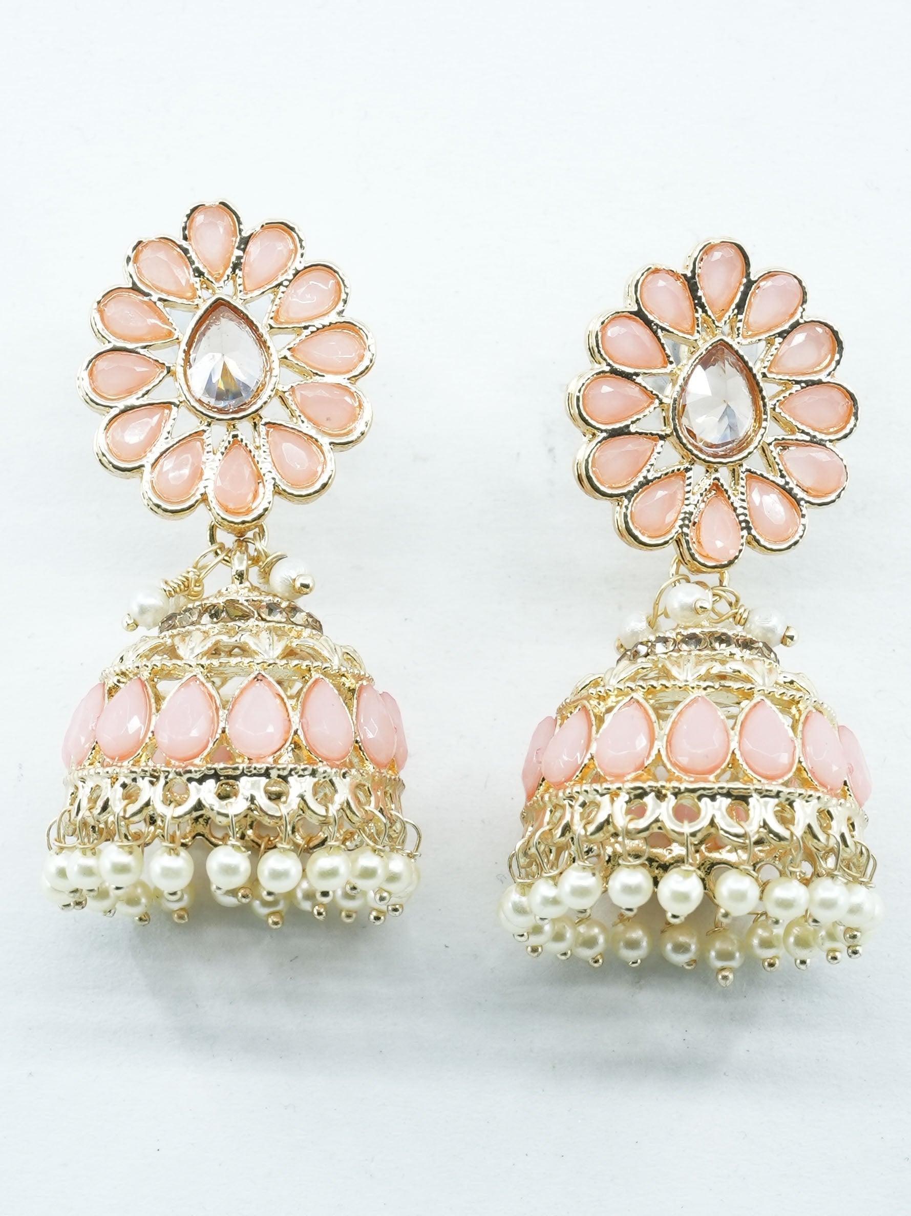Gold plated Jhumka Earrings - Griiham