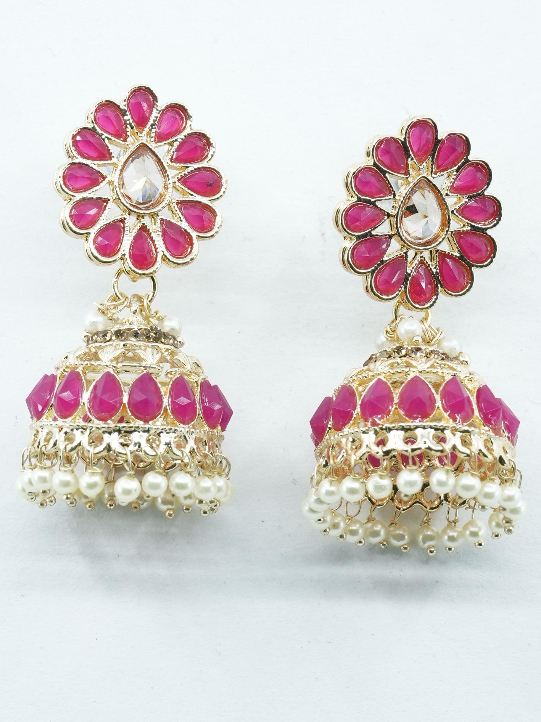 Gold plated Jhumka Earrings - Griiham