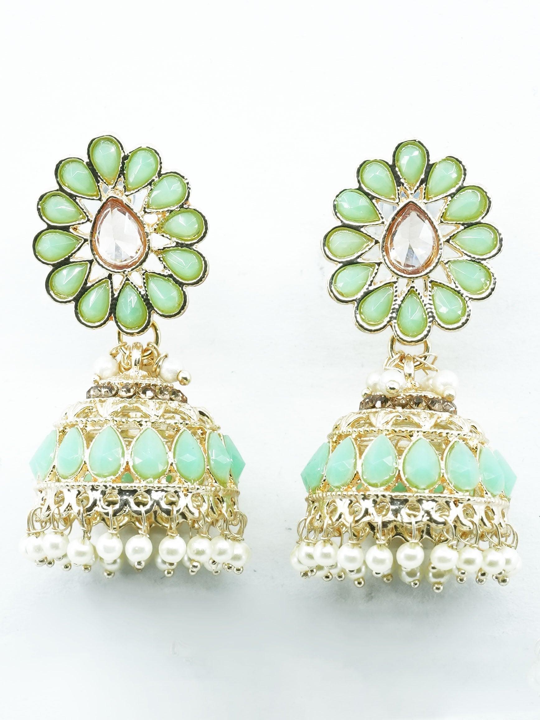 Gold plated Jhumka Earrings - Griiham