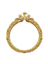 Gold plated Ruby bangle with Peacock bangle/Kada (single piece) 17524B