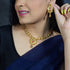 Gold plated design designer Necklace with pearls antique Necklace 11595N-1