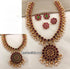 Gold plated reversible short Necklace set 13558N - Griiham