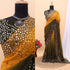 Heavy Soft Georgette With Embroidery Mirror Work On Saree 16821N