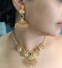 High Premium Gold plated designer Necklace with Multicolor antique Necklace 11610N-1