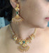 High Premium Gold plated designer Necklace with Multicolor antique Necklace