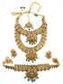 High quality Premium Gold finish necklace Combo set 12974N