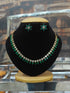 Premium Victorian Ruby Red /Emerald Green CZ Necklace Set  0825