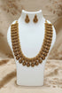 Premium Gold Plated Antique Short Necklace Set