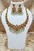 Premium Gold Plated Antique Short Necklace Set
