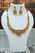 Premium Gold Plated Antique Short Necklace Set