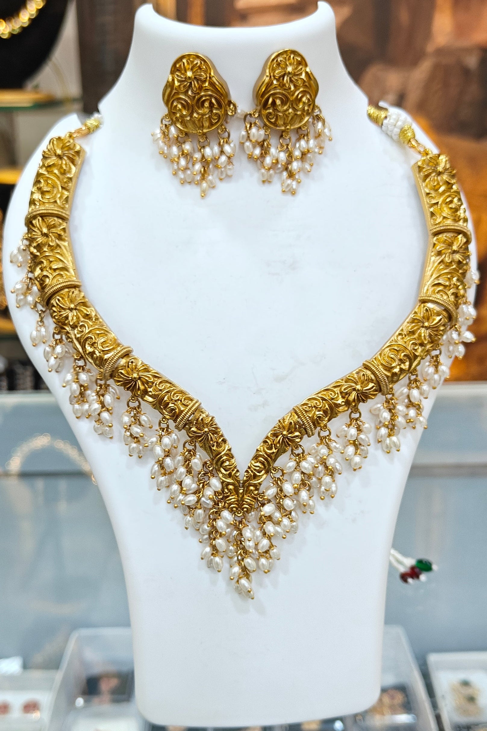 Gold Plated Premium Pipe Necklace