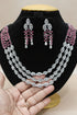 Gold Plated premium CZ Necklace Set