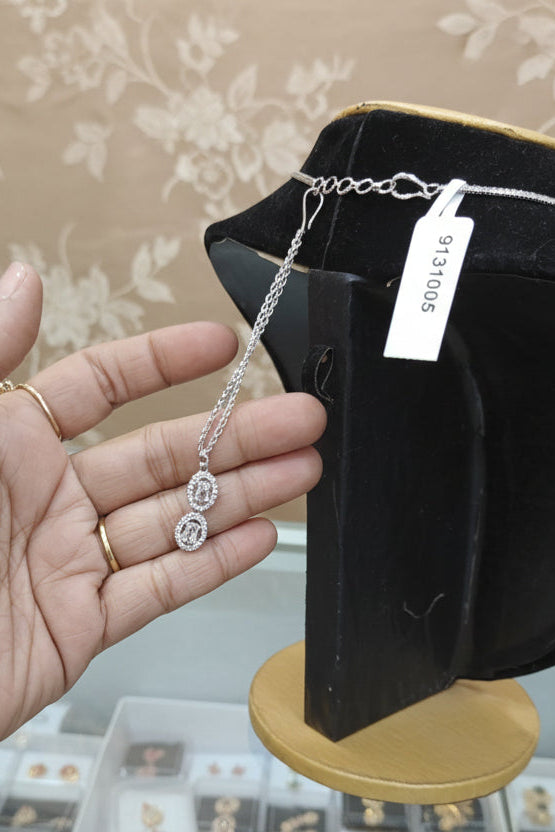 Gold Plated premium CZ Necklace Set