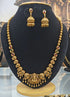 Premium Gold Plated Long Temple Necklace Set