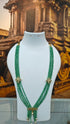 4 line light green colour Maala