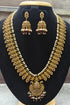Gold Plated Classic Zercon cz Long Necklace Set  bridal