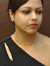Silver plated/White Gold Plated Premum Trendy Simple CZ Necklace set