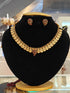 Kasu with Mango motif  Short Necklace Set